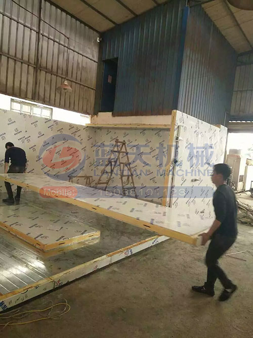 浙江食用菌烘干機安裝現(xiàn)場